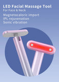 Gradient Pink Eye Massager Dark Circles and Puffiness, Portable EMS Microcurrent Beauty Device V888-ELOSUNG17540