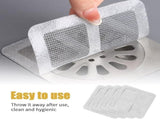 Disposable Drain Hair Catcher, Disposable Hair Drain Stickers Drain Mesh Cover Bathroom V1258-DP02-F-822