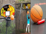 Kahuna Pro 12 ft Trampoline with Mat, Reversible Pad, Basketball Set TRA-KEM-12-OB-BB