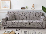 2 Seater Waterproof Elastic Sofa Cover Set Dustproof Sofa Protector with Cushion Mat 145-180cm V1263-JX-3550
