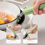 Crocodile shape Kitchen Heat Resistant Set - Adjustable Stainless Steel Plate Lifter, Non-Slip Bowl V888-ELOSUNG56100-4