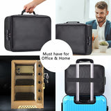 Fireproof Document Bag With Lock - Waterproof Storage Bag For Home, Office, Travel V1188-MS-227-1497