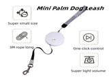 Retractable Dog Leash Pet Mini Retractable Leash Lightweightwith 9.8ft Strong Nylon Tape, V1369-AZ3-W-05181