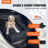 Dog Car Seat, Waterproof Dog Booster Seat for Car, Pet Car Seat with Clip-On Safety Leash, PP Cotton V952-CWZGQCZYSFSHXYKEFV0