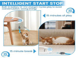 Interactive Electric Cat Teaser with Clip-On Spring Design Auto Up-and-Down Motion, Replaceable V1341-ZY-SMGALRC8-BLUE