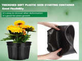 30 Pcs 3 Gallon Plant Nursery Pots Bulk Flexible Plastic Pots for Plants Thickened Soft Seed V1259-DP01-F-135