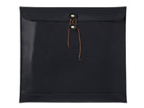 Black Premium Genuine Top Grain Leather A4 Document Folder - Vintage Handcrafted Portfolio Bag & V888-ELOSUNG46191