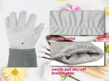 SUCCLACE Long-Gardening-Gloves for Women/Men - Thorn Proof Cowhide Leather Rose/Blackberry Pruning V1189-WXFWAL-20260319-01584