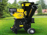 Ducar 601C 15HP Wood Chipper Key Start Shredder Mulcher Grinder Yellow Black WCP-601C-YLBK