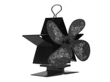 4 Blades Heat Powered Fan Santa Claus Pattern Fireplace Fan for Heat Distribution Circulating Warm V1294-YM0714-3113210211011