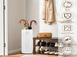 Umbrella Stand for Entryway,Metal Umbrella Holder,Freestanding Umbrella Stand Round Umbrella Holder V1369-AZ3-W-22190