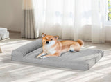 PaWz Pet Bed Chew Proof Memory Foam L Large PT1217-L-GY