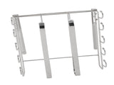 Under Cabinet Hanging Shelf Stainless Steel Under Shelf Storage Rack with Multiple Hooks for Cutting V1294-YM0901-3118240222511