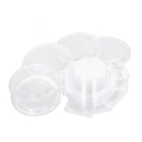 100PCS Wax Melt Molds Calmshell PET Separate Transparent Hanging Hole Empty Wax Melt Container for V1294-YM0710-3117230277411