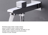 G1/2in Thread Copper Concealed Installation Dual Function Shower Faucet Spout Shower Accessory V1294-YM0901-3112200039111