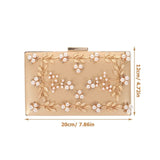 Clutch - Chic PU and Dacron Handbag for Wedding and Parties V1192-AZ-W-32424