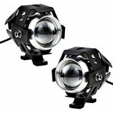 2 pcs 125W Headlight Extra LED Fog Light Motorbike Spotlight 1200Lm U5 Waterproof V1188-MS-227-0776