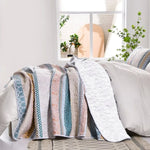 Graceful Quilted Coverlet and Pillowcases Set: Timeless Beauty and Comfort - Queen size V745-MAC080467Q13U