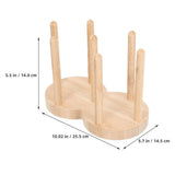 Cup Storage Cup Holder Organizer Wood 1 Pcs V1192-AZ-W-23935