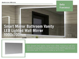 Smart Mirror Bathroom Vanity LED Lighted Wall Mirror 1000x700mm V63-837531
