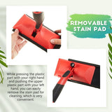 4 Pcs Stain Pad Applicator Paint with Handle Deck Stain Applicator for Extension to Apply Stains V1192-AZ-W-24565