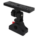 Fish Finder Mount Base 360 Degree Rotating Removable Boat Fish Finder Electronics Mount V1366-AZ2-W-18508