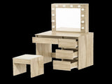 Levede Dressing Table Stool Set Makeup Mirror Led VM1014-OA