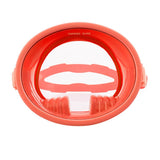 Panoramic silicone large field of view one-piece diving mirror V1363-OS-16-CORALRED