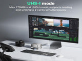 BENFEI 000438GY 10 in 1 USB-C Docking Station - 10Gbps NVMe SSD Enclosure 4K DP , USB-C 2, USB-A V28-ELEBEN000438GY