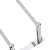 Towel Rack Bathroom Wall Mounted Stainless Steel Hanging Holder with Small Hooks 3 Poles V1294-YM0901-3112240065012