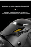 SULAITE CE Level 1 Certified Motorcycle Knee Pads Long Shin Guards Silver Hard Shell Armour Quick V888-ELOSUNG41896