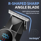 Hair Grooming Kit-Men's Electric Hair Clipper and Nose Trimmer Set - Stainless Steel Blade, LCD V888-ELOSUNG56161