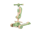 BoPeep Foldable Kids Scooter Flip-able Seat Green KD1137-GN