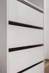 MALMO THREE SHELF/FOUR DRAWER WALK IN WARDROBE - VJ PANEL V164-ECW4VB