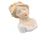 Modern Ceramic Face Vases Decorative Modern Style Shy Girl Flower Lady Head Vase for Unisex Plants V1294-YM0706-3115230067211