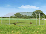 Pawz 600x300x194cm Large Metal Walk-in Chicken Coop Cage PT1265-600