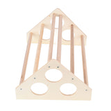 Pet Chicken Wood Stand Hand Made Small Chicken Roost Rack for Poultry House Home Farm V1294-YM0714-3111210376711