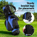 Everfit 6 Way Dividers Golf Bag Stand Insulated Carry Bag Zippered Rain Cover GOLF-A-BAG-6D