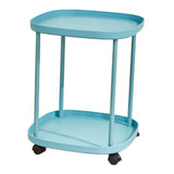Luxury Bedside Shelf Double Layer Sofa Side Shelf Rolling Removable Nightstand Storage Shelf for V1294-YM0901-3117230176713