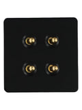 86 Type Stainless Steel Panel Wall Toggle Light Switch Brass Rod 1Way 2Way 2 Gang Smile Home 4 Gang V1189-LWWAL-20260327-04411