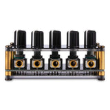 Audio Mixer, 4 Input 1 Output Low Noise Sound Board Console Portable Passive Stereo Audio Mixer V1192-AZ-W-14518