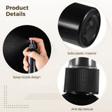 100PCS Black Plastic Spray Bottles, 2oz Portable Travel Bottle, 60 ml Fine Mist Sprayers, Refillable V1369-AZ3-W-08779