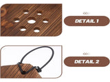 Wall Fern Mounting Board Wood Hanging Planter Panel with Pre-drilled Holes, Vertical Planter for V1192-AZ-W-22189