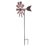 Wonderful Iron Pinwheels Elegant Garden Decorative Windmill 2Pcs V1369-AZ3-W-18013