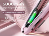 Green Wireless Rechargeable Hair Straightener with 5000mAh Battery - Portable Design & Adjustable V888-ELOSUNG15641