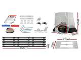 LockMaster Automatic Sliding Gate Opener Kit Keypad 6M 1800KG GO-SGO-DSR1800-AC-172-RX3