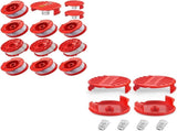 13 Pack CMZST0653 Weed Eater String and 4 Pack CMZST120SC String Trimmer Spool Compatible with V1258-DP02-C-881
