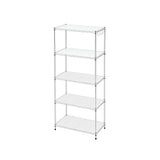 Artiss 5-Tier Kitchen Rack Shelf Shelving Unit 60x35x150CM Adjustable Metal Storage Shelves Silver KR-MEL-5S-60-SS