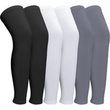 3 Pairs Leg Sleeves,Full Length Leg Compression Sleeve,Sports Leg Knee Sleeve with Anti Slip V1370-AZ4-17665