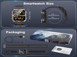 Men's Outdoor Smartwatch with Bluetooth Calling and Flashlight V888-ELOSUNG28587